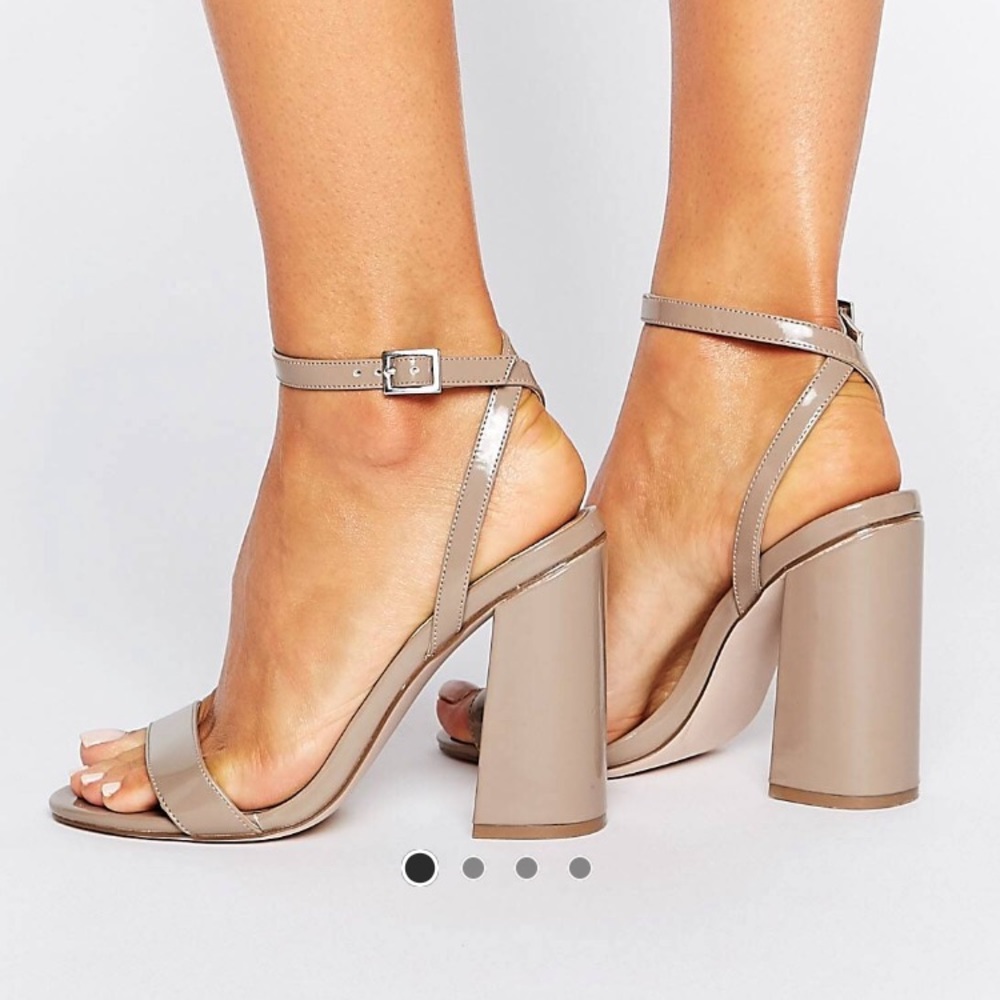 ASOS Beige heels worn once